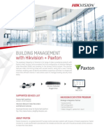 Hikvision and Paxton