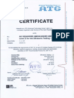 Illeit Level Ultrasonic Testing: Abedalwahe D Abedatwahed Ut