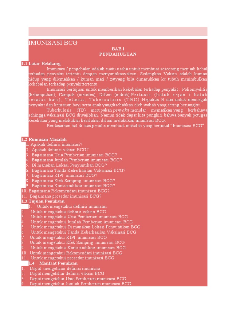 Imunisasi BCG 4 | PDF