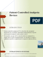 Patient-Controlled Analgesia Devices