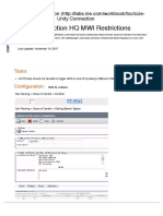 58-Unity Connection HQ MWI Restrictions