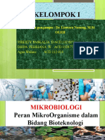 KELOMPOK I Peran Mikroorganisme Dalam Bioteknologi