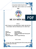 Đề án Xuất khẩu gạo Việt Nam