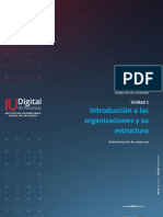 Unidad 1. Introducción A Las Organizaciones y Su Estructura