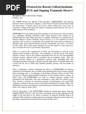 EMDR RECENT PROTOCOL