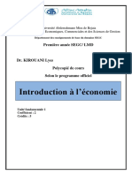 Introduction à Léconomie Section A
