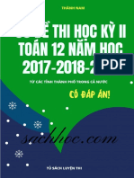 80 Đề Kiểm Tra Học Kỳ 2 Toán 12 Năm 2017-2019