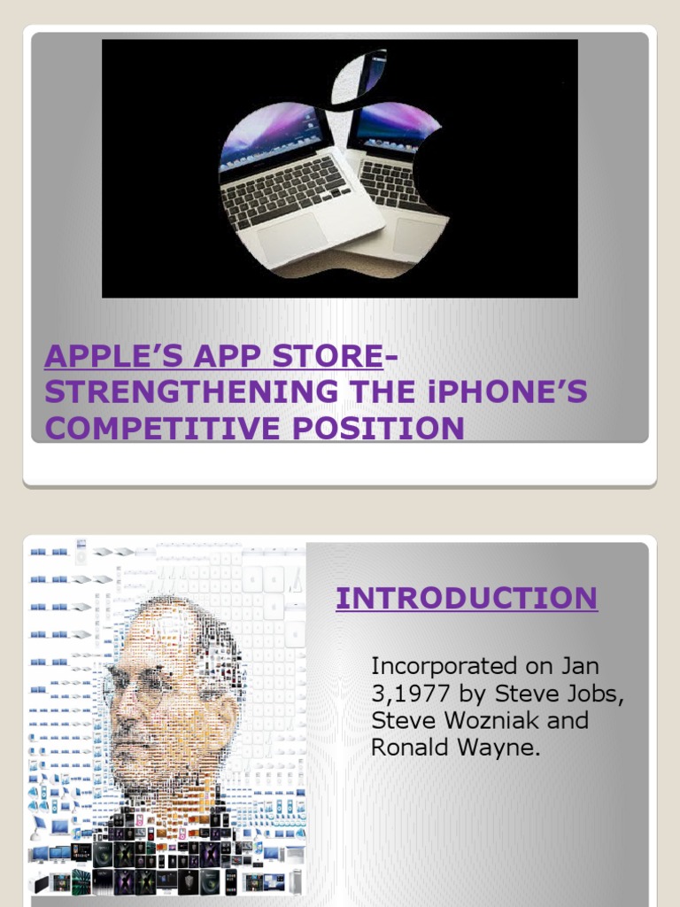 Apple'S App Store-Strengthening The Iphone'S Competitive Position | PDF