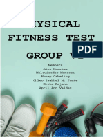 Group 6 Physical Fitness Testing Sheet