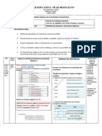 1°proyecto Interdisciplinario Semana 2 Matematica 11 Al 15 - 10-2021