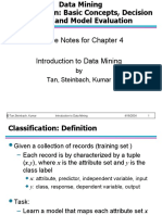 Lecture Notes For Chapter 4 Introduction To Data Mining: by Tan, Steinbach, Kumar