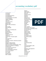 English Accounting Vocabulary PDF