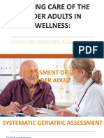 Nursing Care of The Older Adults in Wellness
