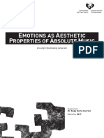 Emotions as Aesthetic Properties of Absolute Music