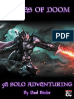 Guild Tables of Doom 5E Solo Adventuring