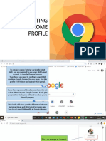 Setting Google Chrome Profile