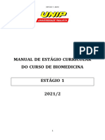 Manual de Estágio Biomedicina UNIP