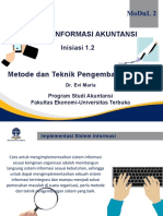 Inisiasi 1.2 - Metode Dan Teknik Pengembangan Sistem