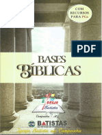 Revista Bases Bíblicas 2021 - Estudo 44 - A SANTIDADE NA IGREJA