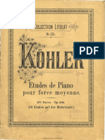 KÖHLER - 10Clavier-Etuden Unterricht Auf Der Mittelstufe Op.209