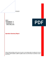 Operations Summary Report Drilling Pandereta 8