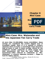 Mini Case: Mrs. Watanabe and The Japanese Yen Carry Trade