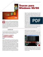 Trucos para Windows 95/98: Instalación