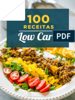 100 receitas low carb para café, almoço e lanches