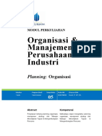 Hendri OMPI P05. Planning Organisasi