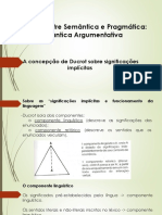 Aula 6 - Relações Entre Semãntica e Pragmática