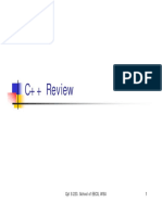 C++ Review C++ Review: 11 CPT S 223. School of EECS, WSU