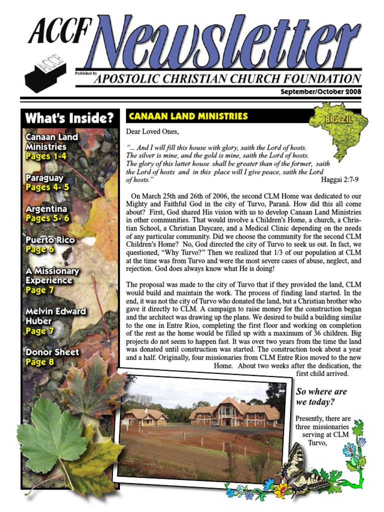 What's Inside? Canaan Land Ministries PDF Jesus God