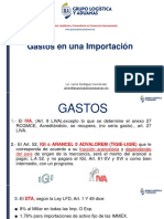 Gastos de Una Importación Act