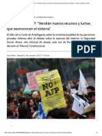 Abogado No + AFP - "Vendrán Nuevos Recursos y Luchas Que Desmoronen El Sistema" Diario y Radio U Chile