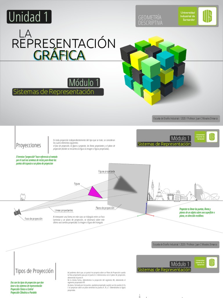 Sistemas de Representación en Geometría | PDF | Perspectiva (Gráfica ...