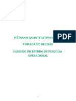 Métodos quantitativos decisão