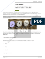 Adaptacion Al Cambio de Clima y Horario