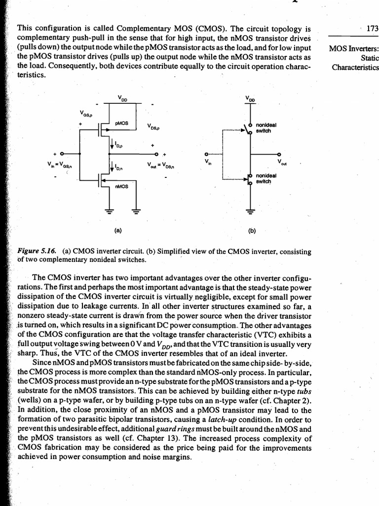 CMOS Inverter Lecture | PDF | Cmos | Mosfet