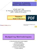 004 - Budgeting Methodologies 2021