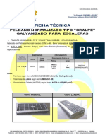 Ficha Tecnica PELDAÑO NORMALIZADO TIPO GRALPE GALVANIZADO DE 1-1.2x3.16 G2 - PROYECTO COINLA - 08.09.2021