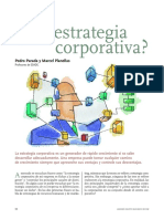 ¿Qué es estrategia corporativa?