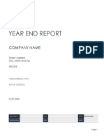 Year End Report: Company Name