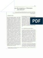 Cachanosky, Juan Carlos - Eficiencia Económica y Sistemas Jurídicos
