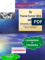 Leadership Theory & Styles: June 27, 2012 1