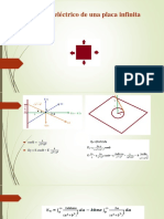 Campo Eléctrico de Una Placa Infinita