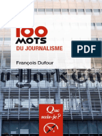 Les 100 Mots Du Journalisme
