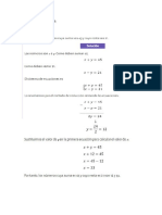 Sistemas de Ecuaciones 2x2