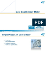 Single Phase Low-Cost Energy Meter: IMS System Lab & Technical Marketing