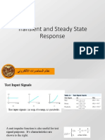 Transient and Steady State Response