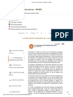 03 - Intervenciones Educativas - EHIED: La Intervención Educativa en El Aula